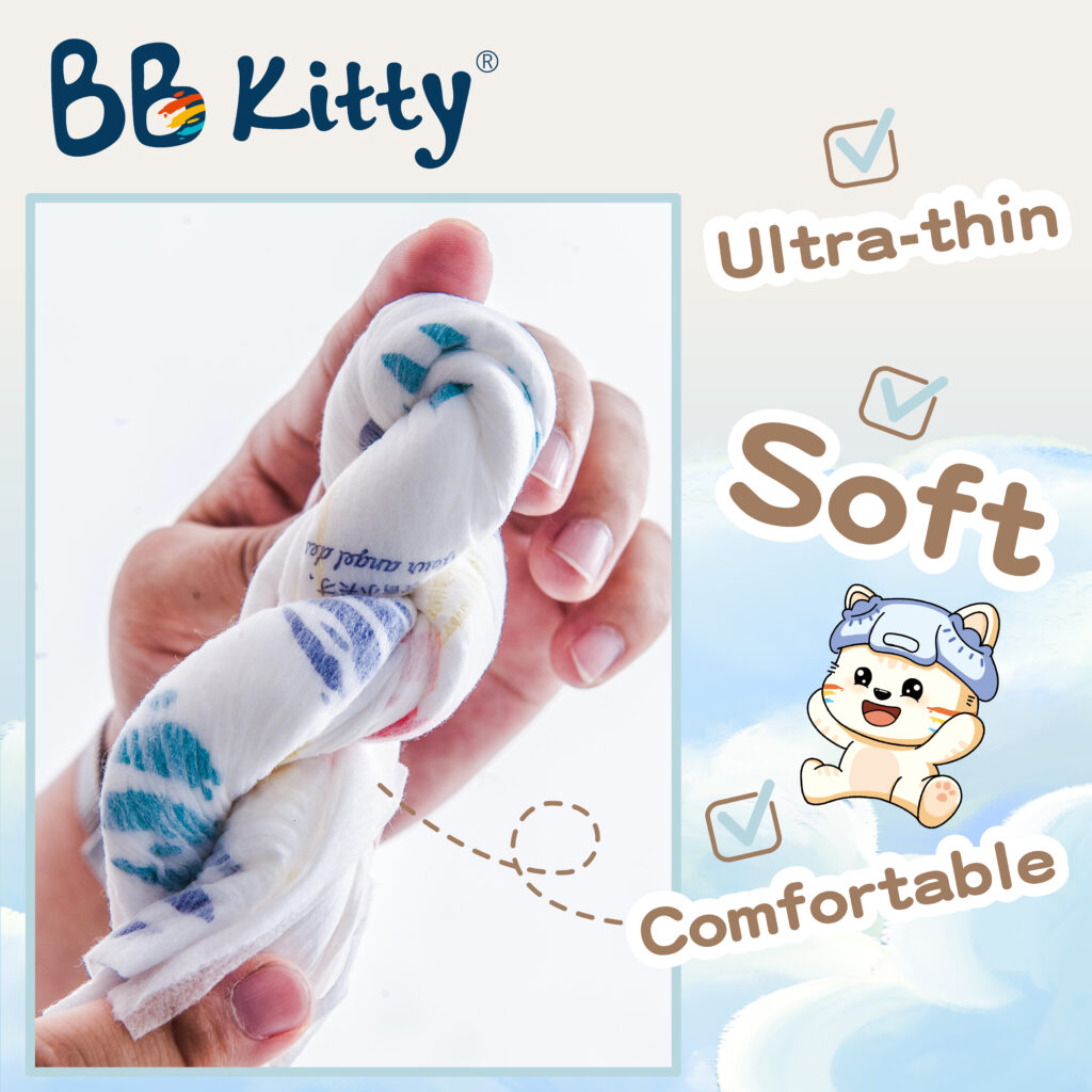 bb kitty premium baby diapers-soft and comfortable that popular by parents