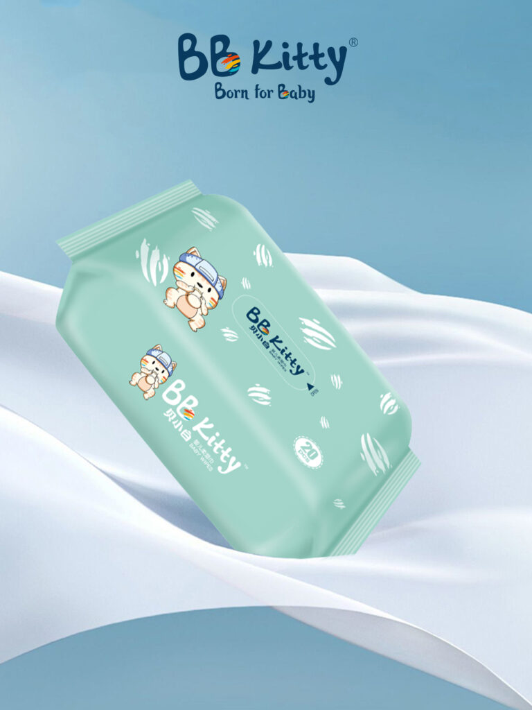 BB Kitty premium best baby wipes-20 pcs
