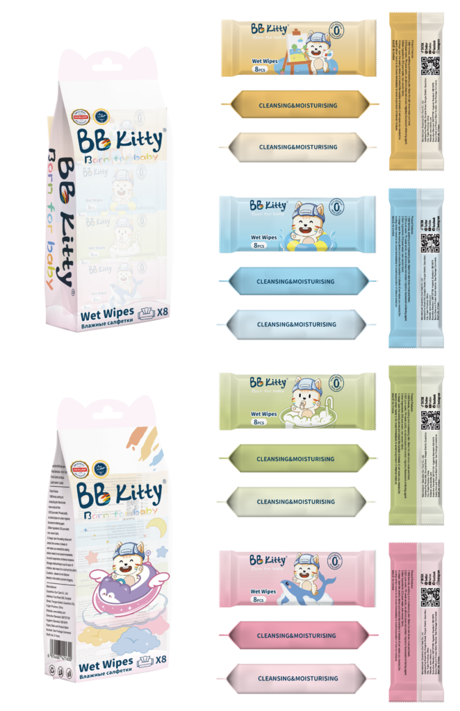 BB Kitty Mini series baby wipes